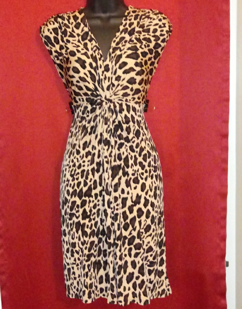 3/$25. Apt. 9 animal print casual dress
